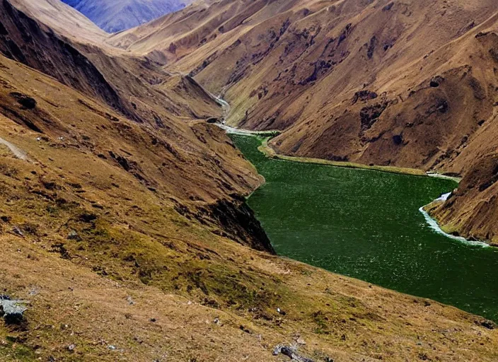 Image similar to beautiful Peruvian Andean landscape