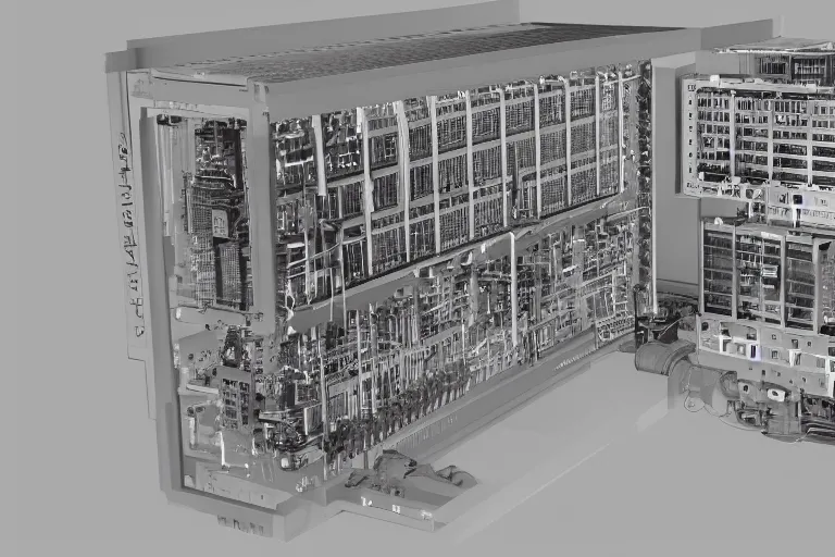 Image similar to the eniac if it was built in 2 0 2 2, 4 k, hd, concept art