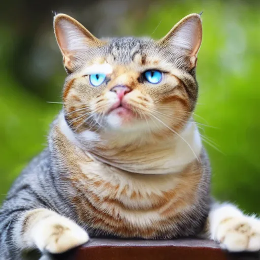 Image similar to photo of a very intelligent cat