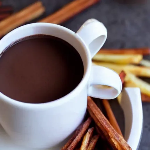 Image similar to hot chocolate with french fries in it