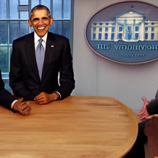 Prompt: barack obama on the apprentice