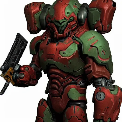 Image similar to doom slayer from doom eternal