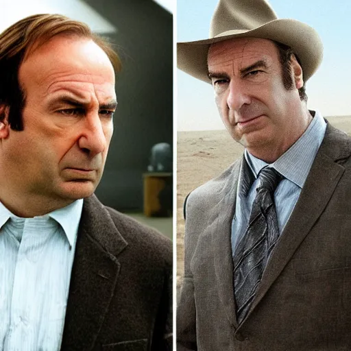 Prompt: Saul Goodman in the Interstellar water planet