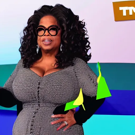 Prompt: oprah winfrey in fortnite doing the gangnam style dance