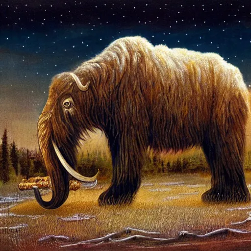 Image similar to a honey mammoth