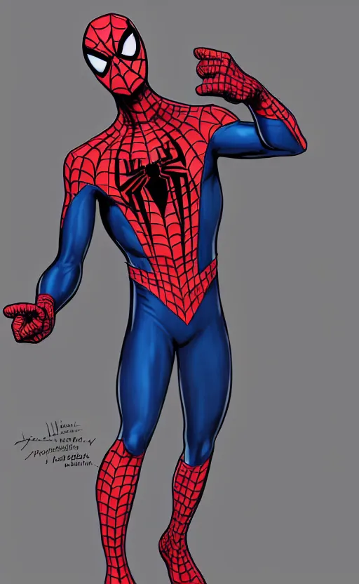 Image similar to redesigned spiderman suit, j.c. leyendecker, Valentina Remenar, ++++++ upscaled