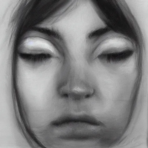 Image similar to a portrait of girl's face