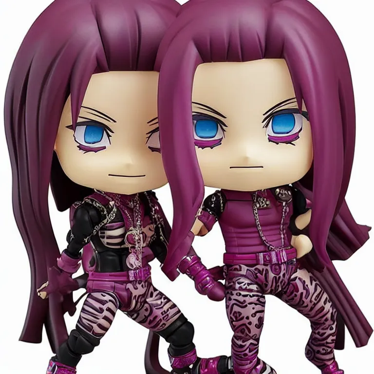 Image similar to diavolo, an anime nendoroid of diavolo, jojos bizarre adventure, figurine, detailed product photo