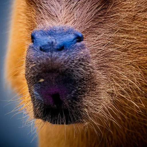 Image similar to capybara munching on gpus, studio lighting, professu photograph, taken by sony a 7 r, 4 k, depth of field, bokeh