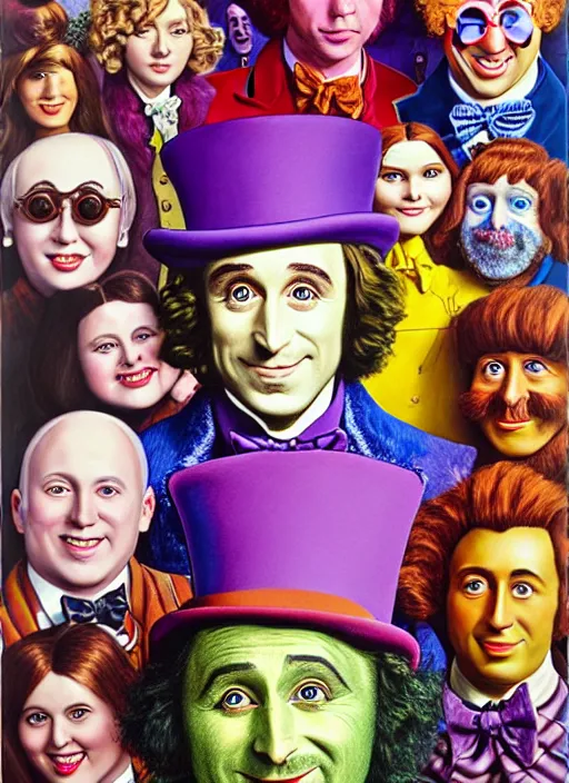 Image similar to highly detailed portrait of willy wonka, realism, photographic realistic background, by cory james, by zlata kolomoyskaya, by amy nicoletto, by dustin hobert, by niki norberg, by royal jafarov, by jose torres, by manny valerio, by erick holguin, by ponylawson