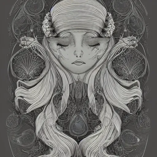 Prompt: the face of an incredibly beautiful, graceful, elegant, and sophisticated young woman dressed as a bulb of garlic, an ultrafine detailed illustration by james jean, intricate linework, bright colors, final fantasy, behance contest winner, vanitas, angular, altermodern, unreal engine 5 highly rendered, global illumination, radiant light, detailed and intricate environment