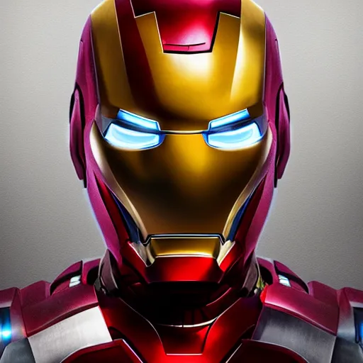 Image similar to angela merkel as ironman, from avengers, artstation, cgsociety, pressphotography, news