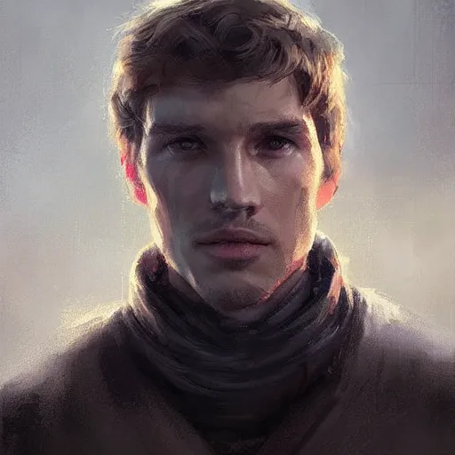 Image similar to portrait of a man by Greg Rutkowski, Anakin Solo from the Star Wars Expanded Universe, highly detailed portrait, digital painting, artstation, concept art, smooth, sharp foccus ilustration, Artstation HQ