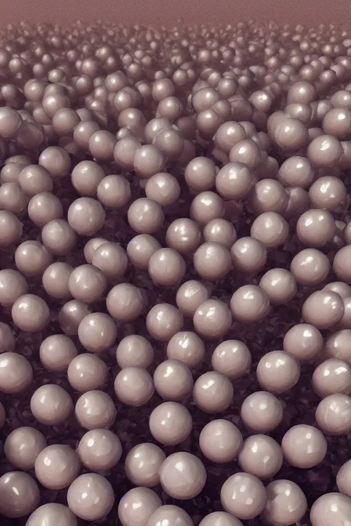 Image similar to a swarm of milky crystal quartz spheres with pupils that look like eyes. peach roses, Trending on artstation. halo. octane render, cinematic, hyper realism, octane render, 8k, depth of field, 3D