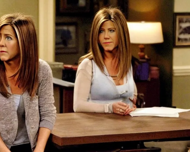 Image similar to beautiful still of Jennifer Aniston as Lily Aldrin on the TV Show How I Met Your Mother