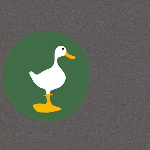 Image similar to a duck, modern, pictorial mark, iconic logo symbol