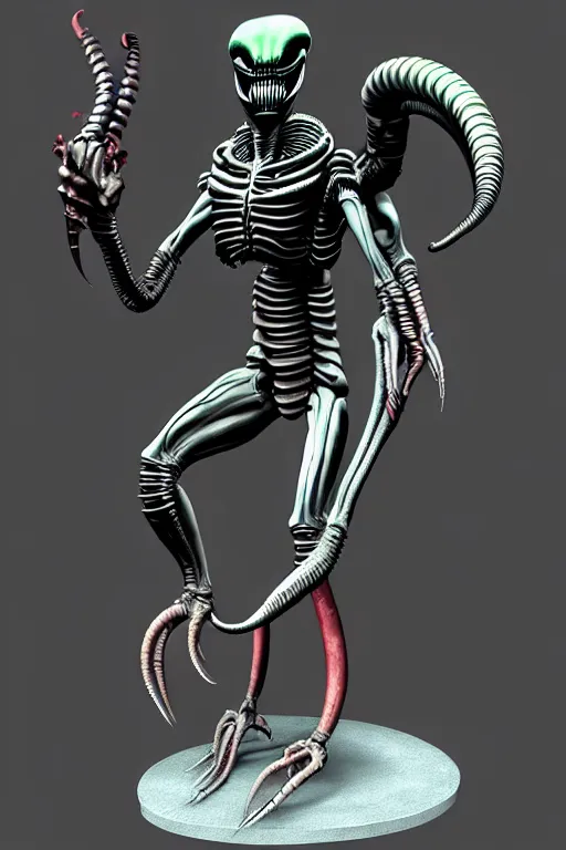 Image similar to full body xenomorph