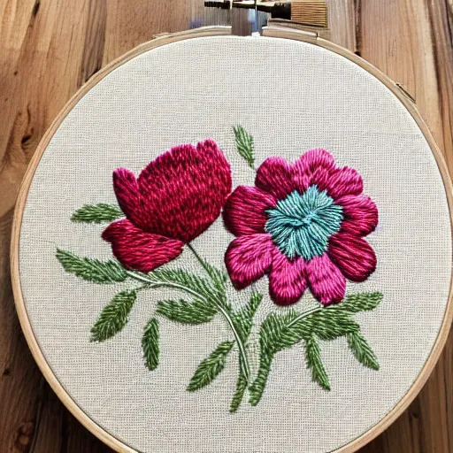Image similar to floral embroidery