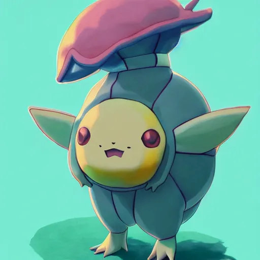 Prompt: a cute pokemon:: by guillermo del toro and Martine Johanna and Simon Stålenhag and Chie Yoshii:: dynamic, particulate, pastel colors, intricate, elegant, highly detailed, centered, artstation, smooth, sharp focus, octane render, 3d