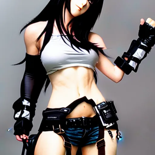 Image similar to tifa lockheart by masamune shirow