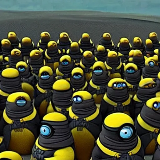 Image similar to dune, the minions