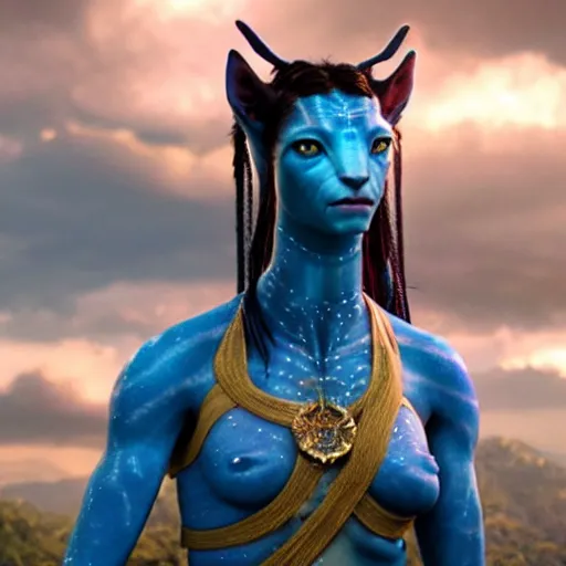 Prompt: film still of mary elizabeth winstead in avatar 3 ( 2 0 2 4 )