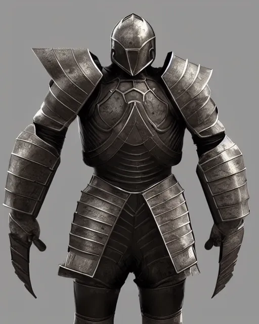 Prompt: a computer generated image of a man in armor, concept art by raphael collin, antipodeans, concept art, daz 3 d, polycount