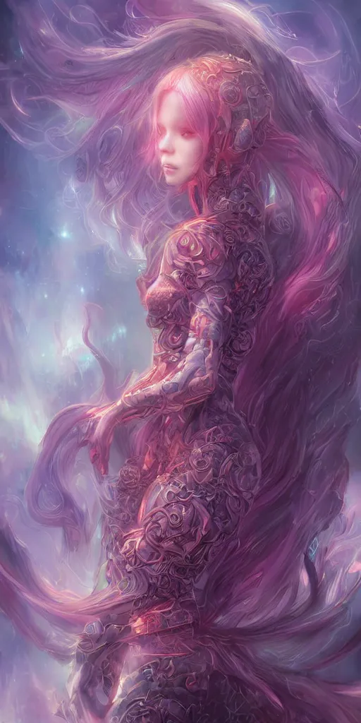 Image similar to dreamscape, female, ross tran, vivid colors, anatomical, highly detailed sculpture, intricate detailed, ommatidia, 8 k, cinematic atmosphere, post - processing