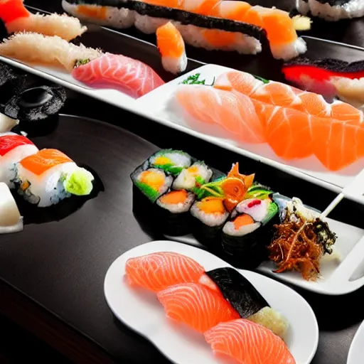 Image similar to lovely sushi buffet