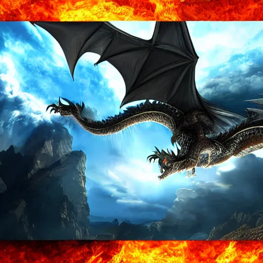 Prompt: An ultra high-resolution 8K full-canvas scan of a dragon blowing fire towards the sky , fine art, trending, featured, 8k, photorealistic, dynamic, energetic, lively perspective, well-designed masterpiece, hyper detailed, unreal engine 5, IMAX quality, cinematic, epic lighting, light and shadow, ocean caustics, digital painting overlaid with aizome patterns, by Ohara Koson and Thomas Kinkade, traditional Japanese colors, superior quality