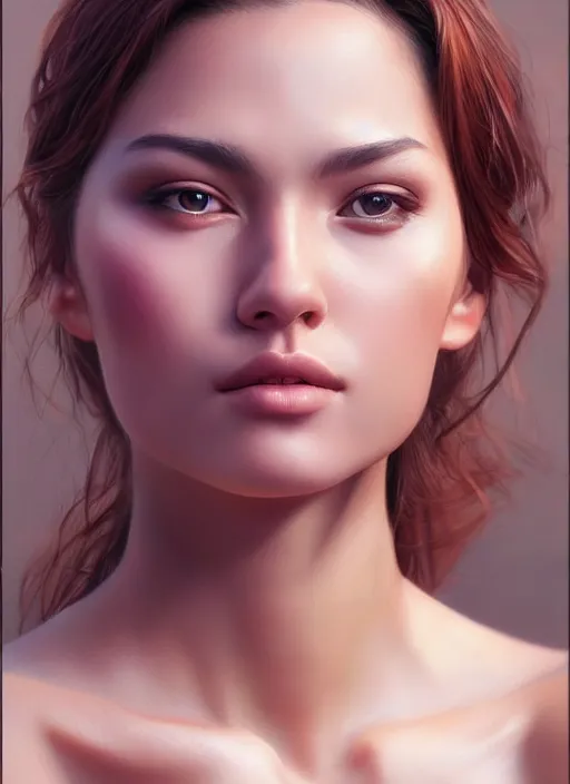 Image similar to photo of a gorgeous young woman in the style of stefan kostic, realistic, 1 / 2 body shot, sharp focus, 8 k high definition, insanely detailed, intricate, elegant, art by stanley lau and artgerm