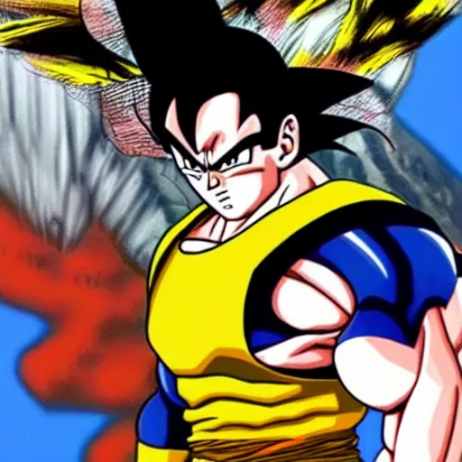 Image similar to Wolverine in dragon ball Z very detailed 4K quality