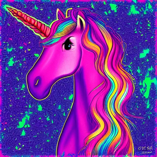 Image similar to “unicorn tears, digital art”