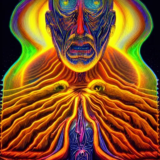 photorealistic eldritch god as a dmt entity in the | Stable Diffusion ...