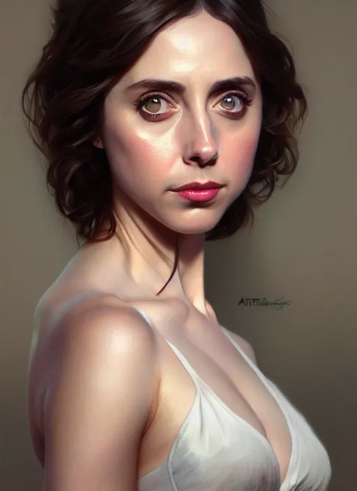 Image similar to ultra realistic illustration, handsome alison brie. realistic intricate, elegant, highly detailed, digital painting, artstation, concept art, smooth, sharp focus, illustration, art by artgerm and greg rutkowski and alphonse mucha and wlop