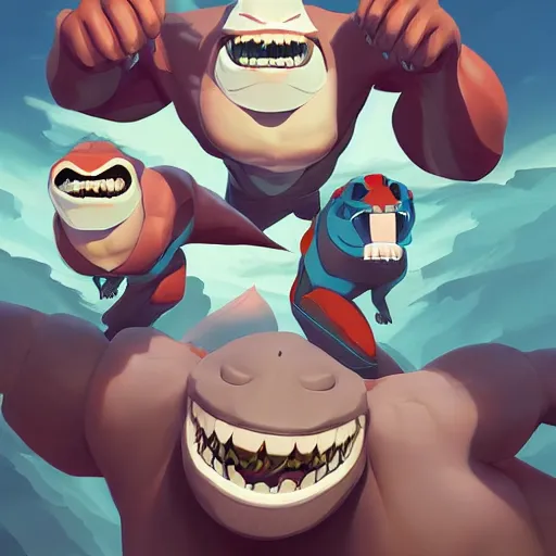 Image similar to face icon stylized minimalist street sharks, loftis, cory behance hd by jesper ejsing, by rhads, makoto shinkai and lois van baarle, ilya kuvshinov, rossdraws global illumination