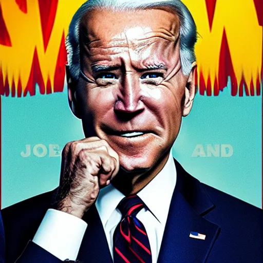 Image similar to movie poster for joe biden war