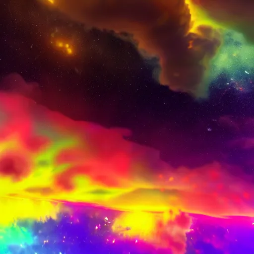 Prompt: clouds, nebulae, starburst, neon colors, dreamy, phone wallpaper, 4 k, unreal engine, artstation, colorful, beautiful