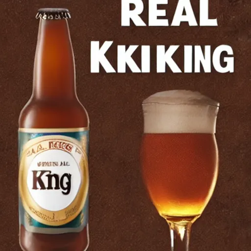 Prompt: campaign for real ale king