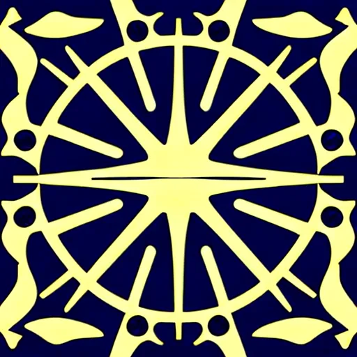 Prompt: vector art panel for cnc plasma, laser, unique modern star design pattern