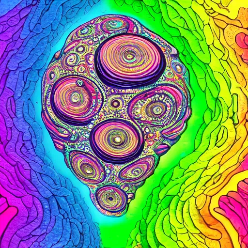 Prompt: goo goo gooo goooooooo gooo gooooooog, psychedelic, ultra detailed, 8 k, trending on deviat art.