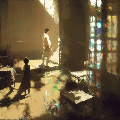 Prompt: the backrooms, liminal space, craig mullins