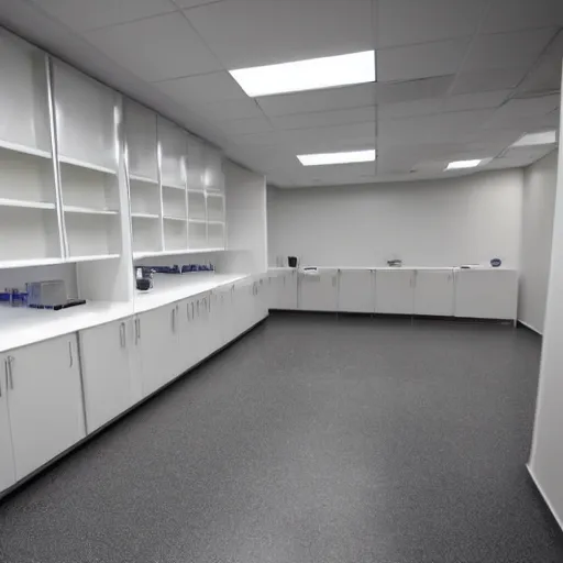 Image similar to White Laboratory back rooms