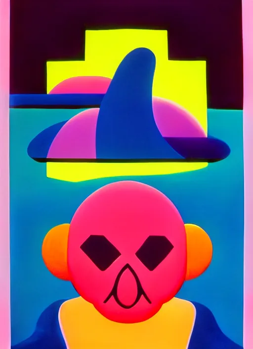 Prompt: beauty by shusei nagaoka, kaws, david rudnick, airbrush on canvas, pastell colours, cell shaded, 8 k