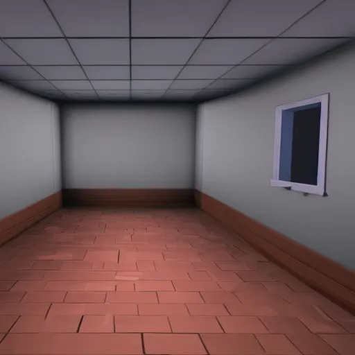 Image similar to the stanley parable screenshot