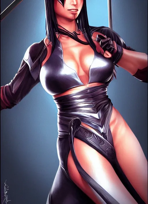 Prompt: katana from mortal kombat, drawn by artgerm, studio quality