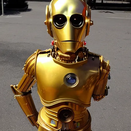 Image similar to c - 3 po as gay