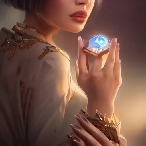 Prompt: the most expensive gem polished in a glass case , made by Stanley Artgerm Lau, WLOP, Rossdraws, ArtStation, CGSociety, concept art, cgsociety, octane render, trending on artstation, artstationHD, artstationHQ, unreal engine, 4k, 8k,