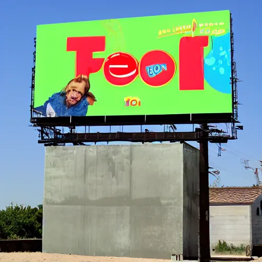 Image similar to feep popon billboard