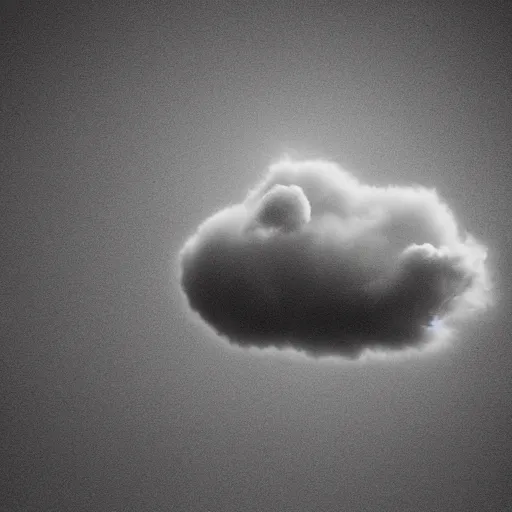 Image similar to a cloud in the shape of a cat, photography